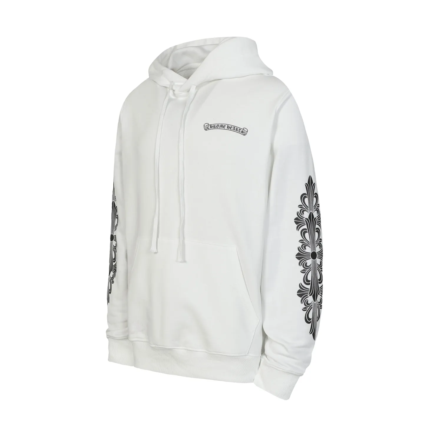 P240 -Chrome Hearts/Chrome Hearts colorful Sanskrit printed hooded sweatshirt -High weight, high density and high quality. The wool is soft, delicate and skin-friendly. It feels soft and silky. It has excellent warmth and skin-friendly properties.